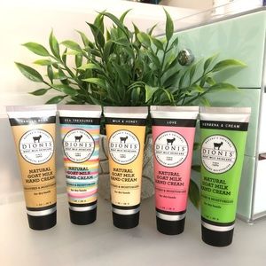 DIONIS Natural goat milk hand cream set